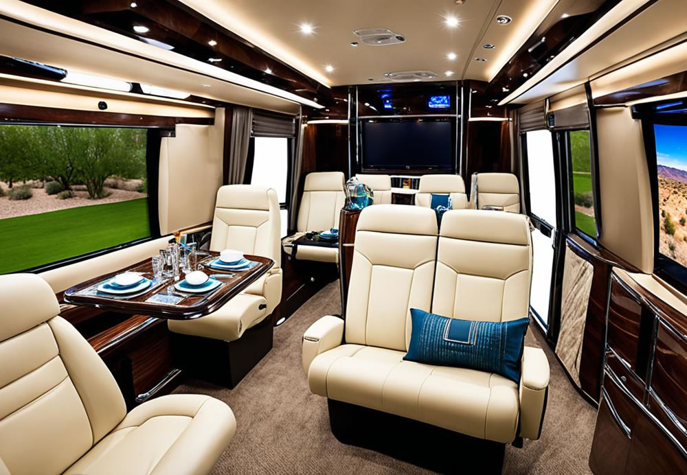 Luxury Mini-Coach Interior